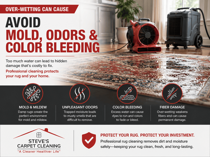 rug cleaning mistakes
